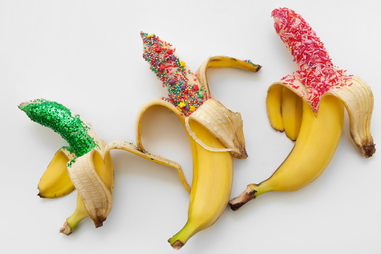 Banány ako symbol pre rôzne veľkosti penisu
