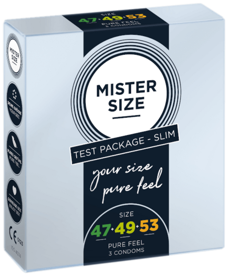 MISTER SIZE Slim Trial Set 47-49-53 (3 kondómy)