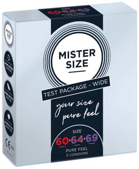 MISTER SIZE Wide tasting set 60-64-69 (3 kondómy)